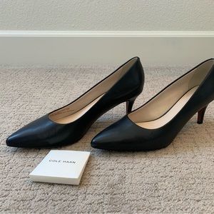 Cole Haan Go-to park pump 3” heel in size 7. Black leather in great condition.